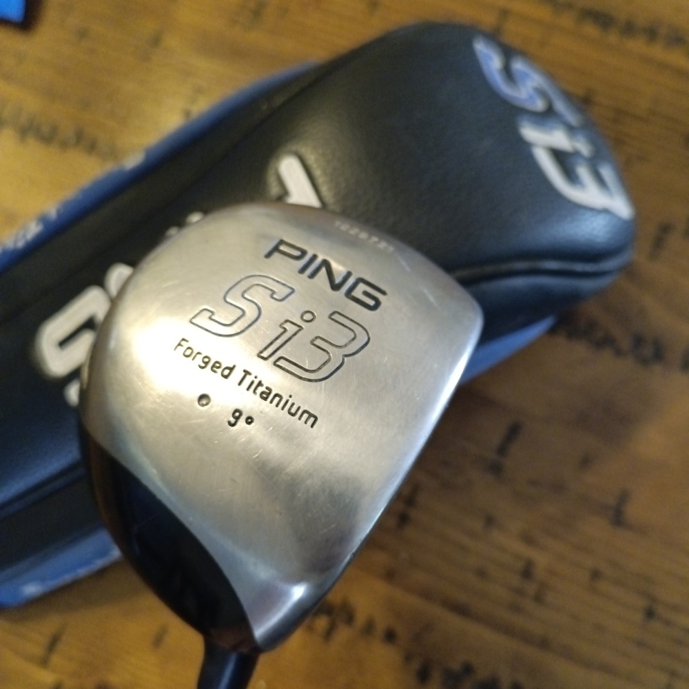 Ping Si3 Driver 9 Degree Right Hand Stiff Flex Forged Titanium with Headcover